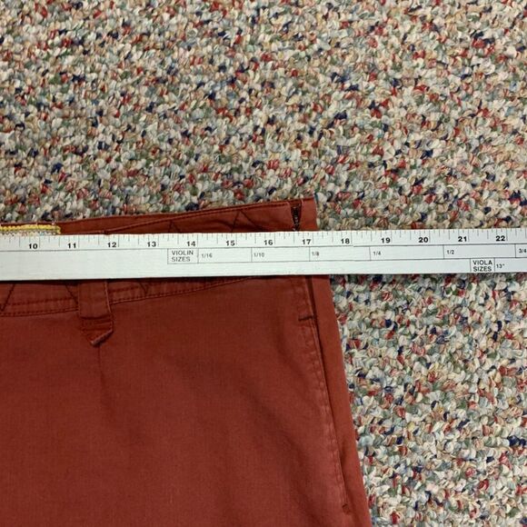 Aventura Russet Red Organic Cotton Canvas Short Skirt Size 10 - Picture 11 of 13